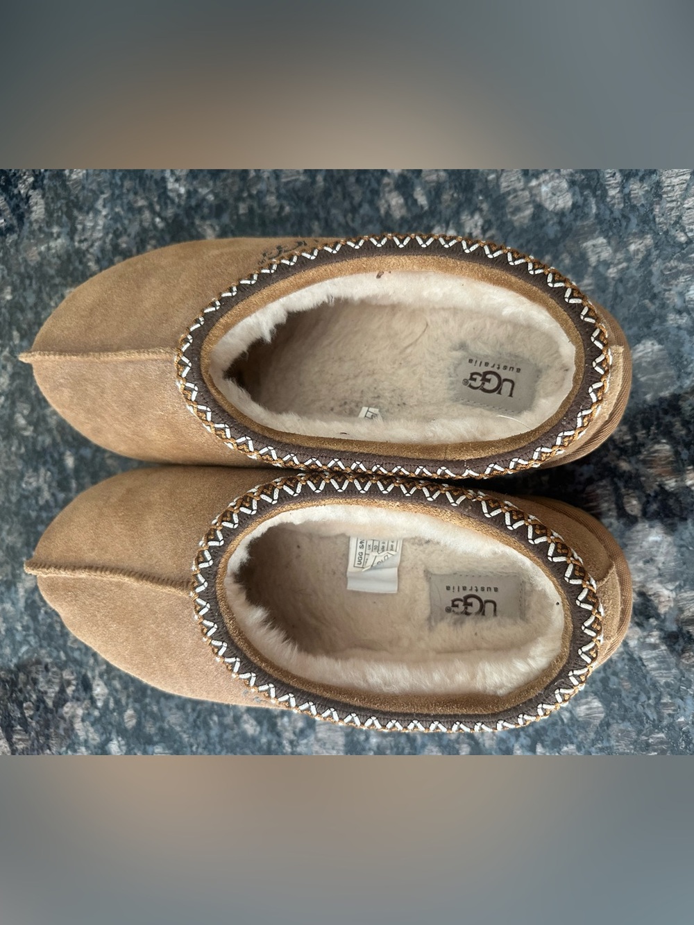 UGG Mens Chestnut Tasman Slip-On Slippers - Picture 4 of 5